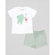 CONJUNTO BABY NIÑO REF 602-24005 BLANCO-VERDE