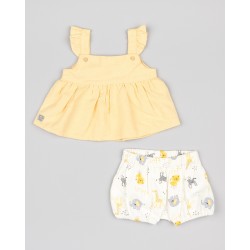 CONJUNTO LOSAN NIÑA REF 602-24008 AMARILLO