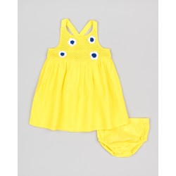 VESTIDO CHOCHET REF 501-24012 AMARILLO