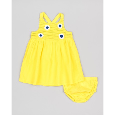 VESTIDO CHOCHET REF 501-24012 AMARILLO