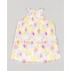 VESTIDO NIÑA REF 501-24028 ESTAMPADO AMARILLO