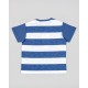 CAMISETA BABY NIÑO REF 303-24015 BLANCO-AZUL