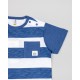 CAMISETA BABY NIÑO REF 303-24015 BLANCO-AZUL