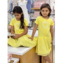 VESTIDO NIÑA REF 501-24058 AMARILLO