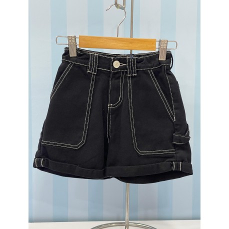 SHORT NIÑA REF 8979 NEGRO