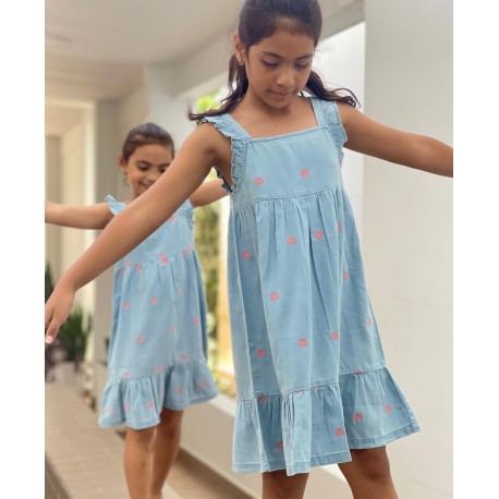 VESTIDO NIÑA REF 501-24042 DENIM