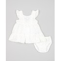 VESTIDO OJALILLO REF 501-24010 BLANCO