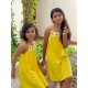 VESTIDO NIÑO EN CROCHET REF 501-24024 AMARILLO
