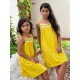 VESTIDO NIÑO EN CROCHET REF 501-24024 AMARILLO