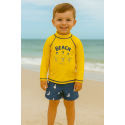 CONJUNTO BABY NIÑO PLAYERO REF 703-24005 AMARILLO