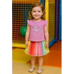 CONJUNTO BABY NIÑA REF 303-24005 ARCOIRIS