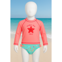 CONJUNTO PLAYERO NIÑA REF 704-24003 CORAL