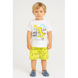 CONJUNTO BABY NIÑO REF 602-24010 BLANC-VERDE