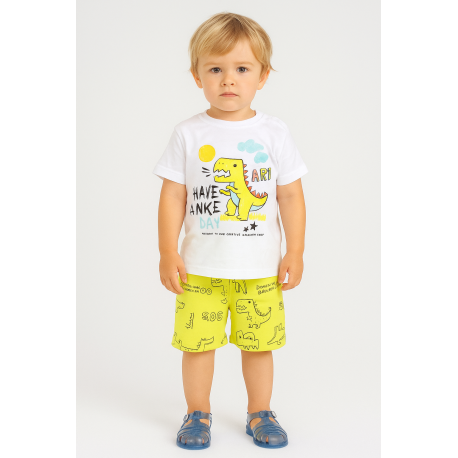 CONJUNTO BABY NIÑO REF 602-24010 BLANC-VERDE