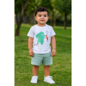 CONJUNTO BABY NIÑO REF 602-24005 BLANCO-VERDE