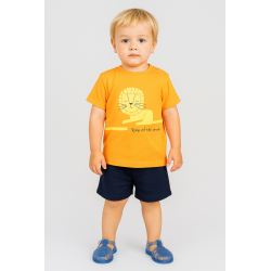 CONJUNTO BABY NIÑO REF 602-24008 NARANJA