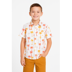 CAMISA MINI NIÑO REF 315-3002 PALMERAS