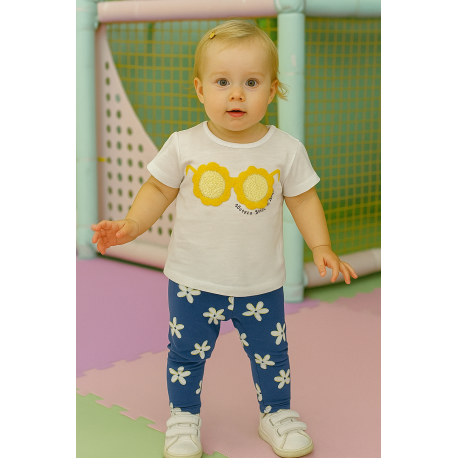 CAMISETA BABY NIÑA REF 303-24009 BLANCO