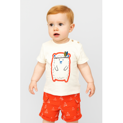 CONJUNTO BABY NIÑO REF 602-24011 CRUDO