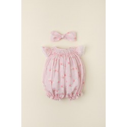 MAMELUCO BORDINO NIÑA REF 6255 ROSADO