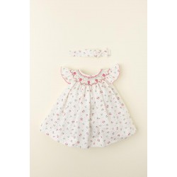 VESTIDO BORDINO NIÑA REF 6239 ESTAMPADO