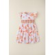 VESTIDO BORDINO NIÑA REF 6300 NARANJA