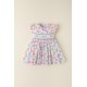 VESTIDO BORDINO NIÑA 6292 ESTAMPADO MARIPOSAS