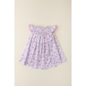VESTIDO BORDINO NIÑA REF 6295 ESTAMPADO FLORES