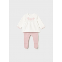 AJUAR MAYORAL NIÑA REF 2553 BLANCO-ROSADO