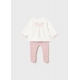 AJUAR MAYORAL NIÑA REF 2553 BLANCO-ROSADO