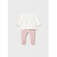 AJUAR MAYORAL NIÑA REF 2553 BLANCO-ROSADO