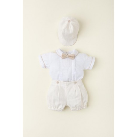 CONJUNTO BORDINO REF 1379 BLANCO-CRUDO