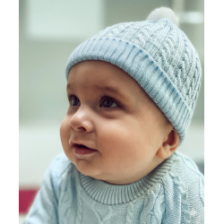 GORRO PUPPET EN HILO REF 081 AZUL