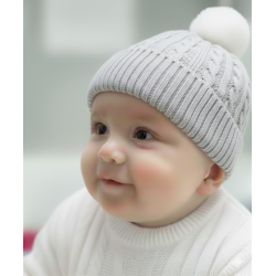 GORRO PUPPET EN HILO REF 081 GRIS