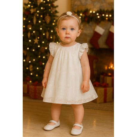 VESTIDO MILON REF 13791 BLANCO