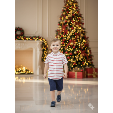 CAMISA NIÑO REF 2253 ROJO