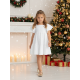 VESTIDO NIÑA REF 15411 BLANCO