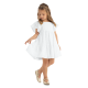 VESTIDO NIÑA REF 15411 BLANCO