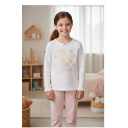 PIJAMA MANGA LARGA ZIPPY REF 23002 ROSADA
