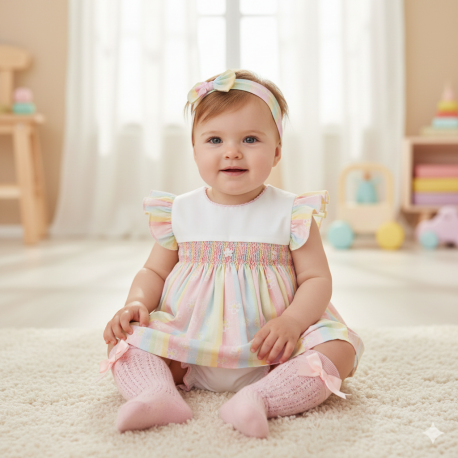 VESTIDO BORDINO REF 5990 ARCOIRIS