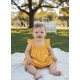 VESTIDO BABY NIÑA REF 318-7022AL AMARILLO