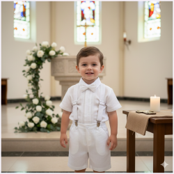 BORDINO CONJUNTO NIÑO REF 925 BLANCO