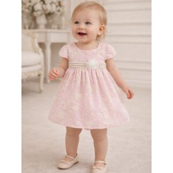 VESTIDO BABY NIÑA REF 1813 COLORETE