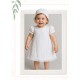 VESTIDO NIÑA REF 6359 BLANCO