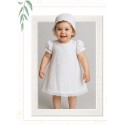 VESTIDO NIÑA REF 6359 BLANCO