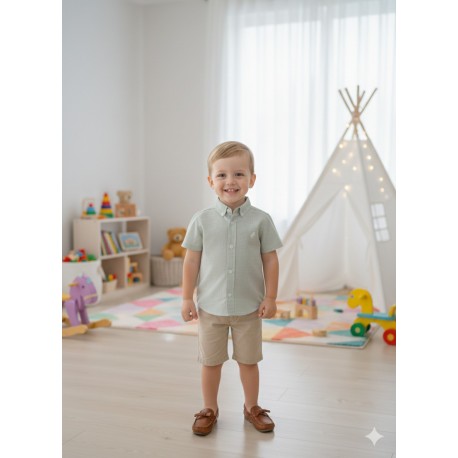CAMISA NIÑO REF 6936 VERDE