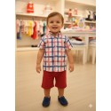 CAMISA BABY NIÑO REF 2255 CUADROS ROJOS