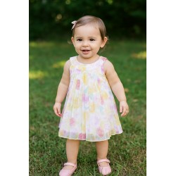 VESTIDO BABY NIÑA REF 501-24024 FLORES