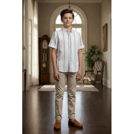 CAMISA NIÑO REF 6946 VERDE
