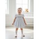 VESTIDO BORDINO NIÑA REF 6334 CELESTE